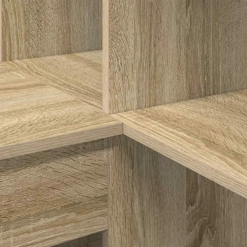 vidaXL Scrivania ad angolo rovere sonoma 101,5 x 149,5 x 149,5 cm