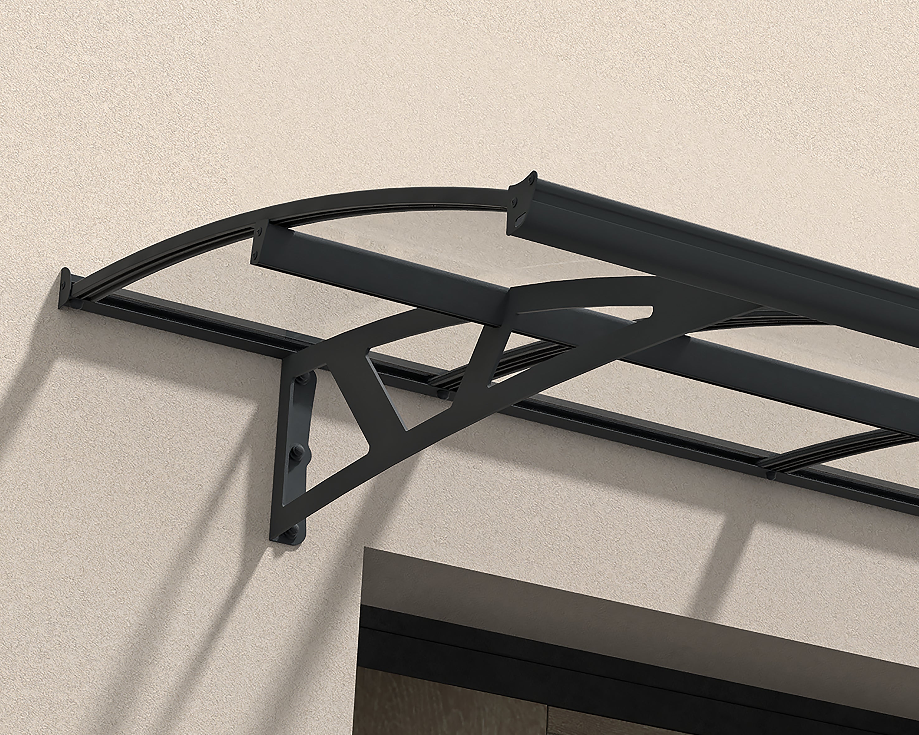 Pensilina Da Esterno Amsterdam  224X140 cm Trasparente