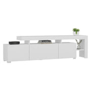 Trasacco, Mobile Porta tv un Ripiano, 192x37x53h cm Bianco