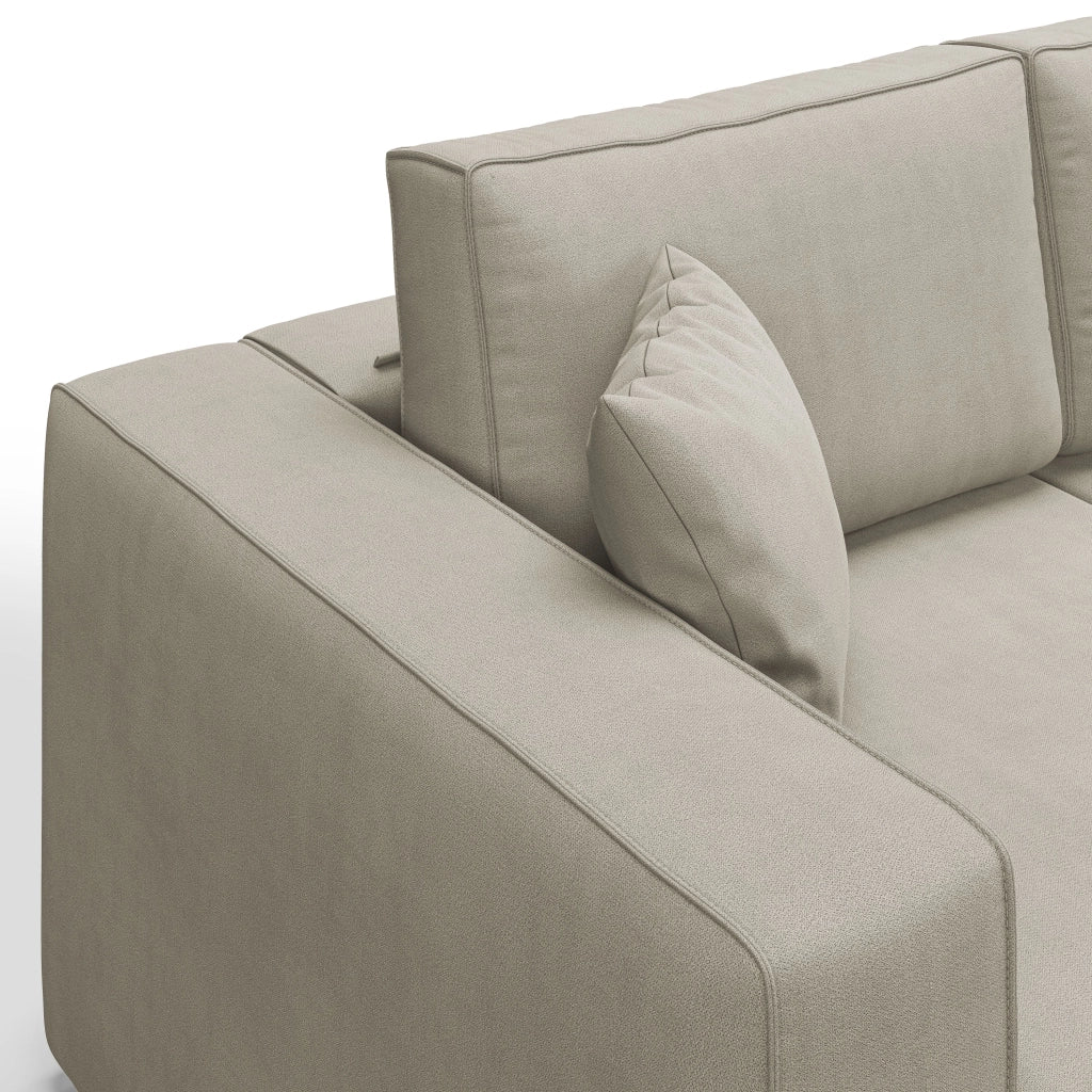 Morfeo Divano 3 sedute tessuto impermeabile 245 cm beige