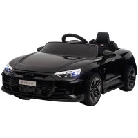 Macchina Elettrica per Bambini 5 Anni con Licenza Audi, Telecomando e Musica, Nera