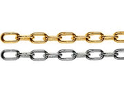CATENA GENOVESE IN MATASSINE- - n°14 maglia  EE ¸ mm.22 ferro ottonato - 25 mt