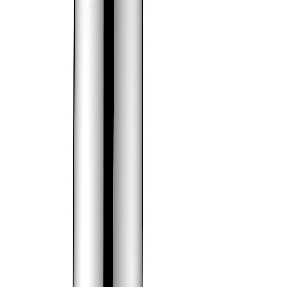 Braccio doccia a soffitto tondo 20 cm con fissaggio rinforzato