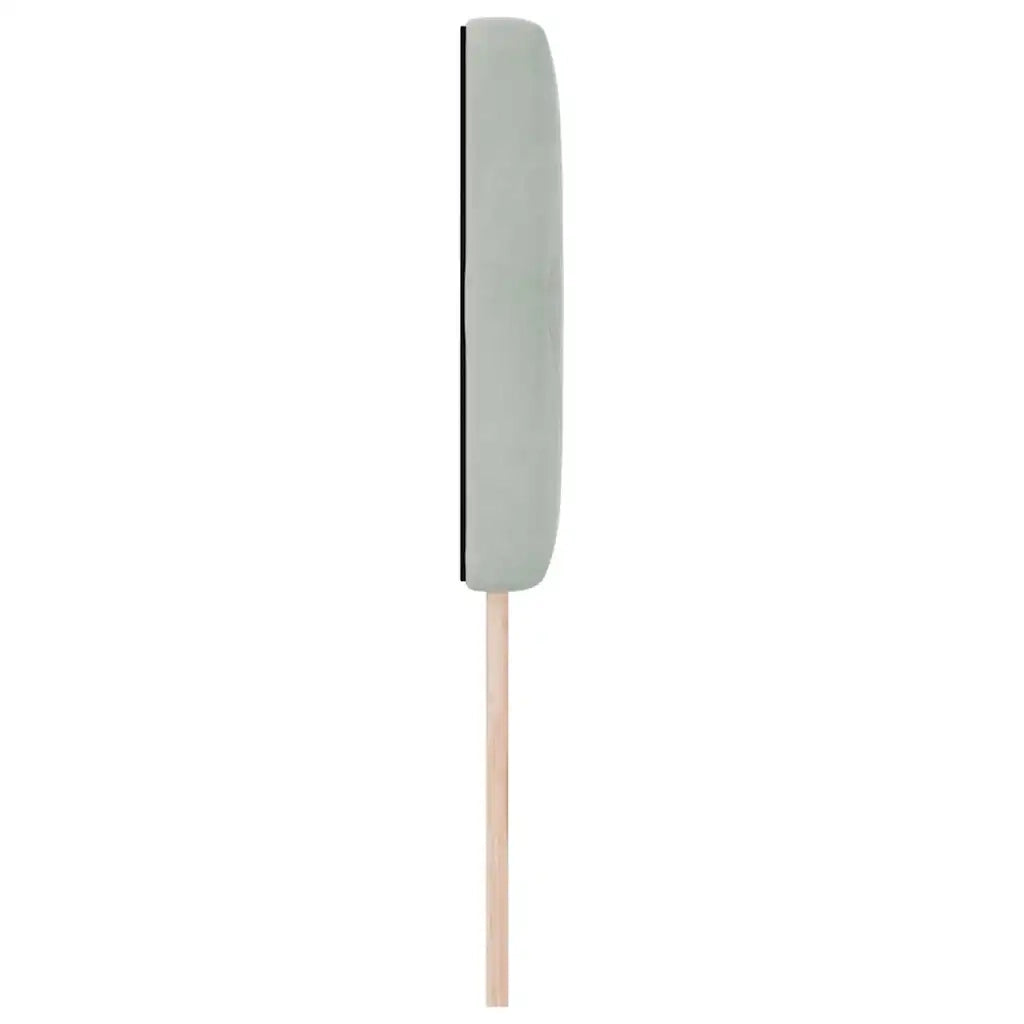 Testiera Grigio chiaro 80 cm Velluto 42007069
