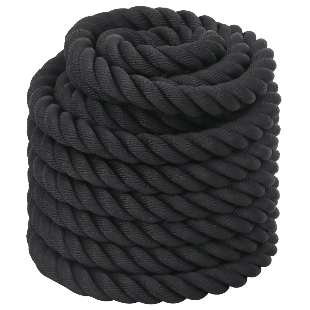 Corda da Battaglia Nera 15 m 11 kg Poliestere 94268