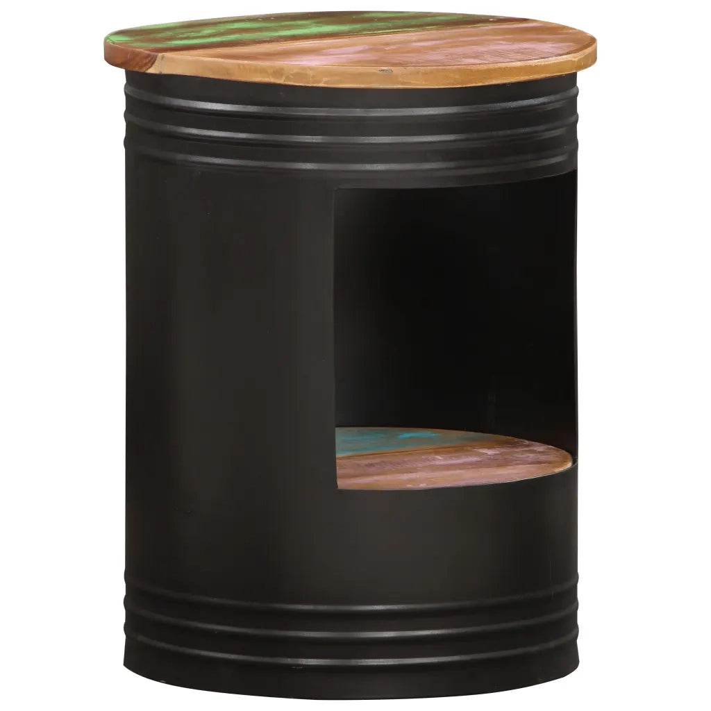 Tavolino da Salotto 43x55 cm in Legno Massello di Recupero 287486