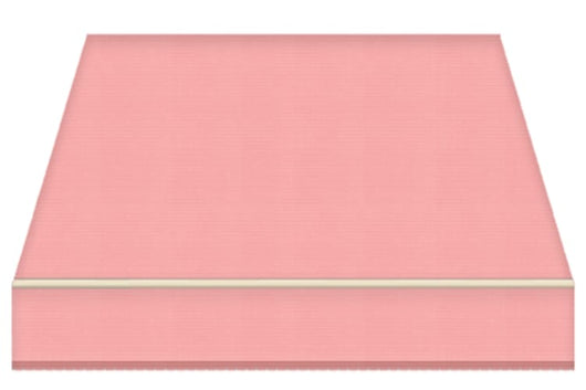 Tenda da Sole a Bracci Estensibili su Barra Quadra Tempotest Para', col. Rosa 25/15, Largh. 3,6m x Sporgenza 2.60m con Arganello Destro