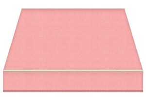 Tenda da Sole a Bracci Estensibili Tempotest Para', col. Rosa 25/15, Largh. 3m x Sporgenza 1.60m con Mantovana Ondulata - Arganello Destro