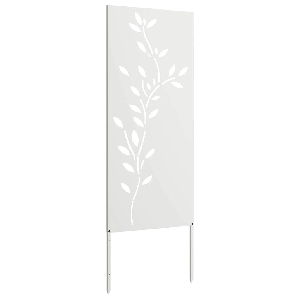 Schermo per privacy in giardino Floreale Bianco 50 x 140 cm 876323