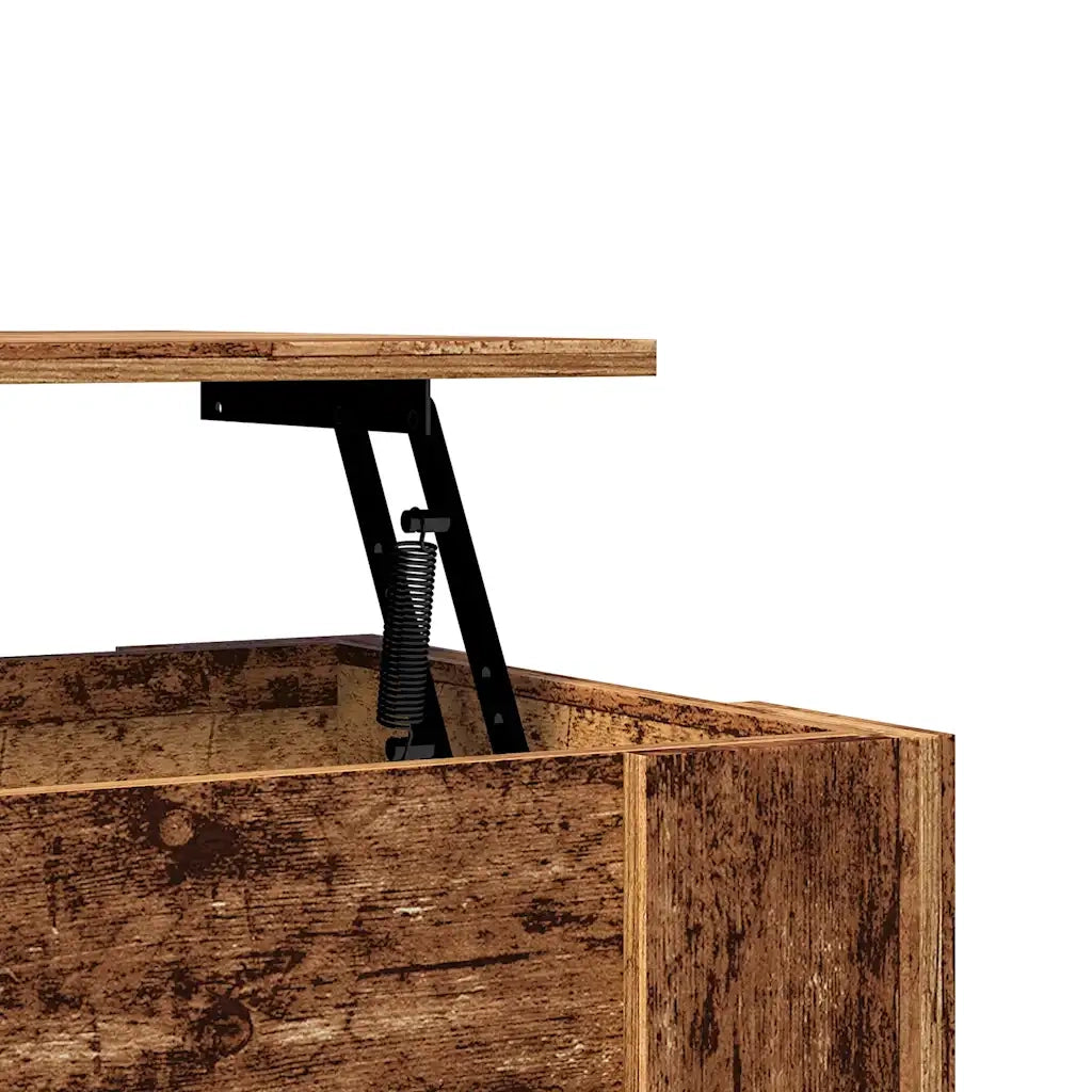 Tavolino da Salotto Legno Vecchio 101x49x52 cm in Truciolato 856926