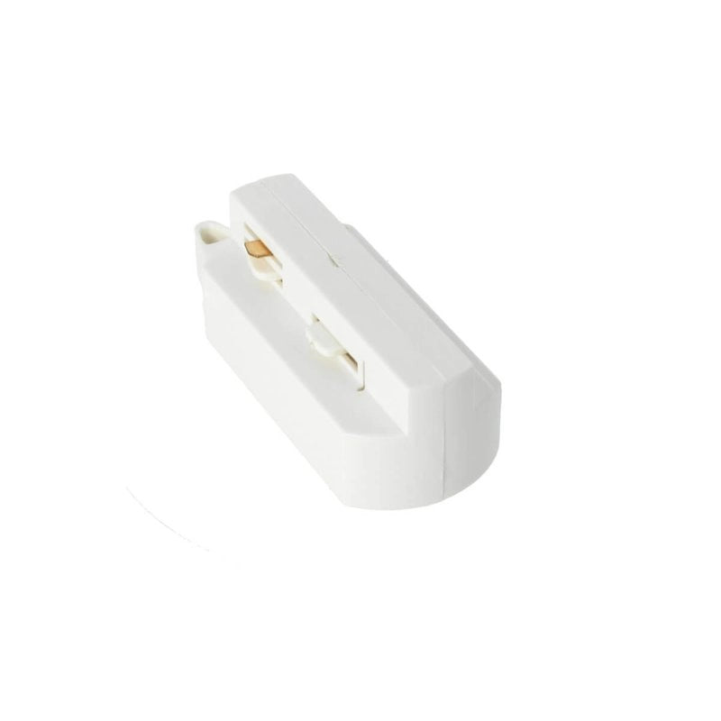 Testa Alimentazione Colore Bianco Per Faro Led Binario Mono Fase CB0070 CB7170 CB7270 CB7370