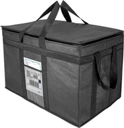 Borsa isolante per spesa - grande capacità - pratica e sostenibile - 1 pezzo - nero - pp