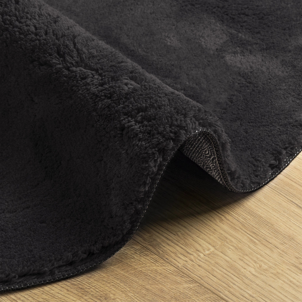 Tappeto "HUARTE" Nero 80x150 cm Ovale