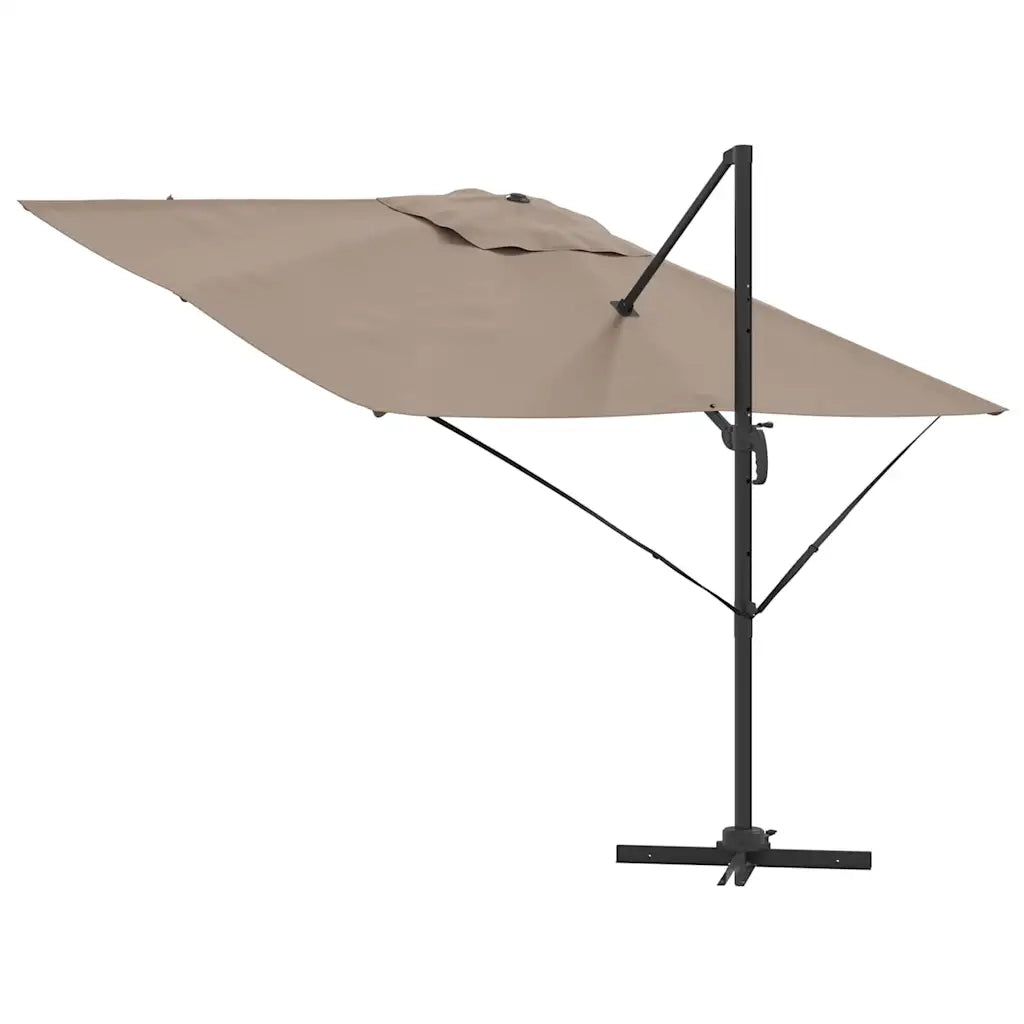 Parasole Roma-Ombrellone da giardino Talpa 286 x 284 x 265 cm Alluminio e Poliestere