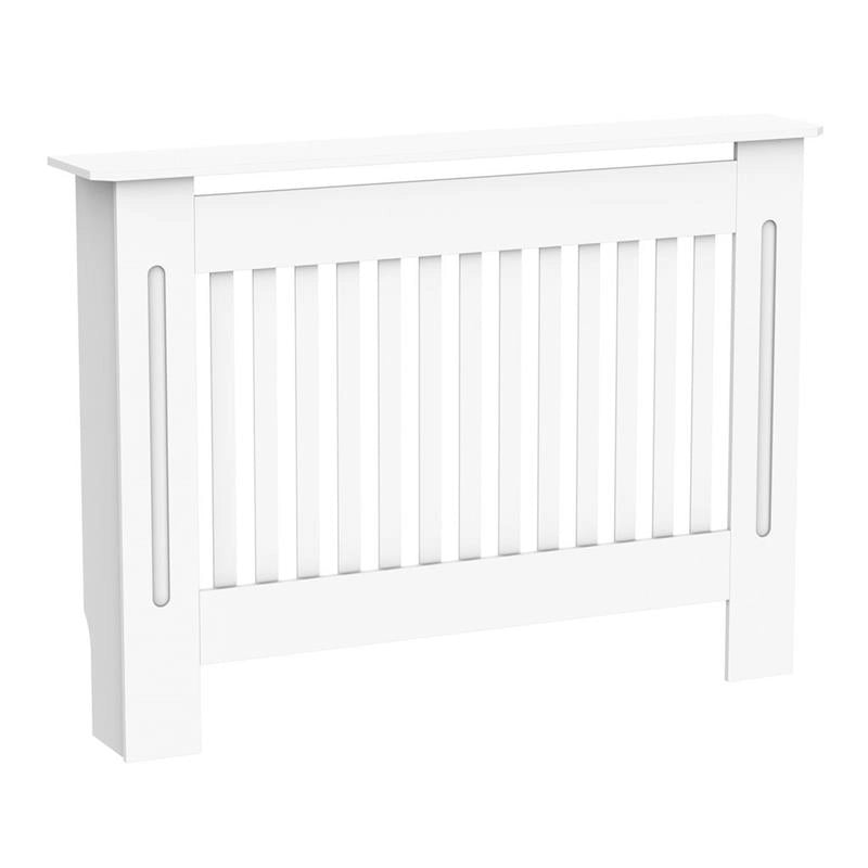 COPRITERMOSIFONE IN LEGNO MDF BIANCO, 112X19X81CM