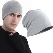 Cappello da bicicletta per uomini e donne | Cappello sottile per sotto elmo | Ideale come cappello da letto o da camminare | Cappello a calotta o copricapo per chemioterapia | Allecto Plus