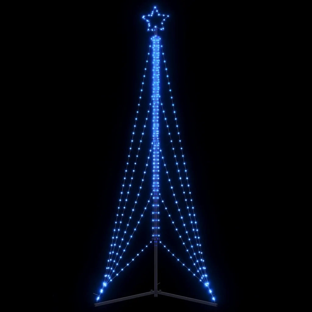vidaXL Albero di Natale a LED 525 LED Blu 302 cm