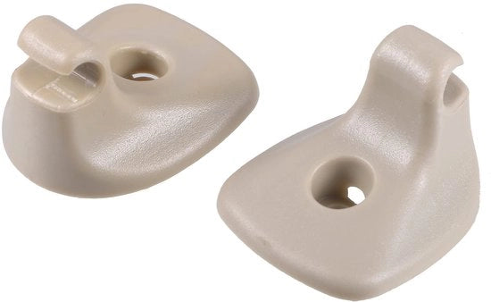 Clip per ombrello - Vervangingsnumero 1GW25DX9AA - 2 Pezzi - Plastica - Beige - Dimensioni 39x47mm - Clip per ombrello
