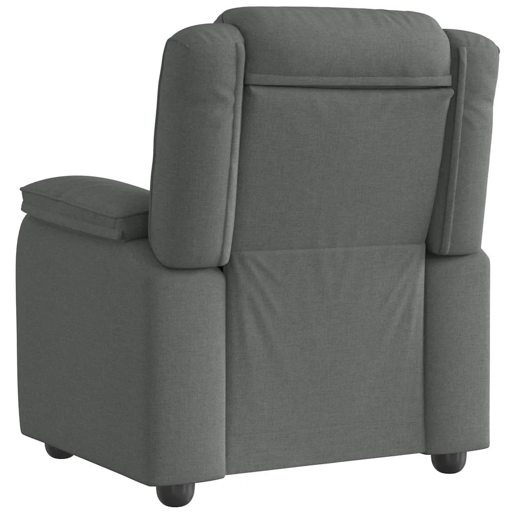 Poltrona reclinabile in Tessuto Grigio Scuro 3303554