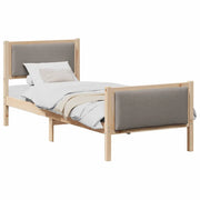 Letto singolo | Letto per adulti | Struttura del letto con testiera Talpa 75 x 190 cm Tessuto