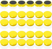 Magnetici per lavagne - 30 pezzi forti magneti per frigorifero - Magnetici rotondi Minimagnetici per lavagne, pareti magnetiche e lavagne da attacchi - Piccoli magneti, magnetici colorati per cucina, ufficio, scuola