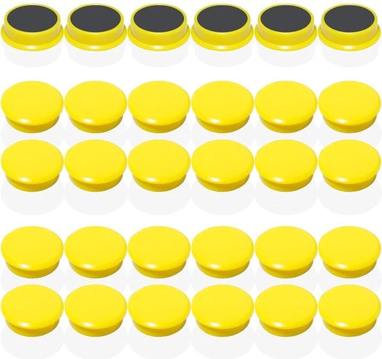 Magnetici per lavagne - 30 pezzi forti magneti per frigorifero - Magnetici rotondi Minimagnetici per lavagne, pareti magnetiche e lavagne da attacchi - Piccoli magneti, magnetici colorati per cucina, ufficio, scuola