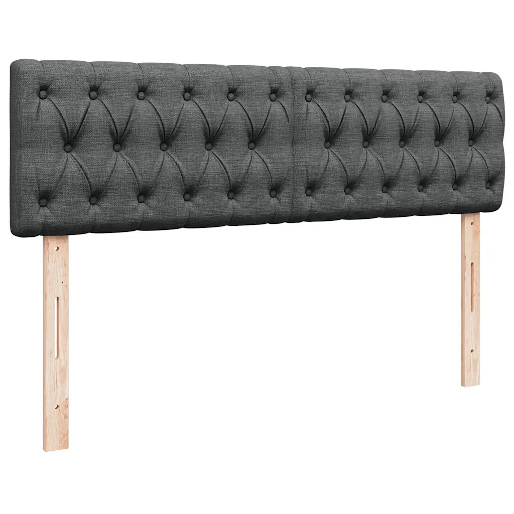 Struttura Letto Pouf con Materassi 160x200 cm in Tessuto 3312009