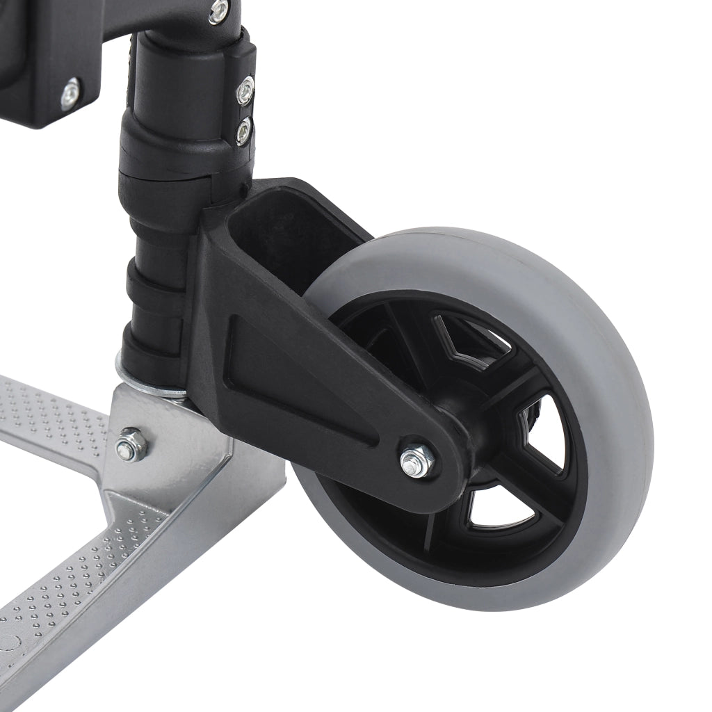 Carrello Pieghevole Portapacchi ¨C Xylo ¨C 70kg Maniglia Telescopica Regolabile 41x38.5x100cm Argento