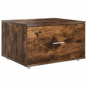 Mobile contenitore moderno con cassetti 55 x 45 x 31 cm stile contemporaneo legno composito finitura rovere affumicato 02_0052197