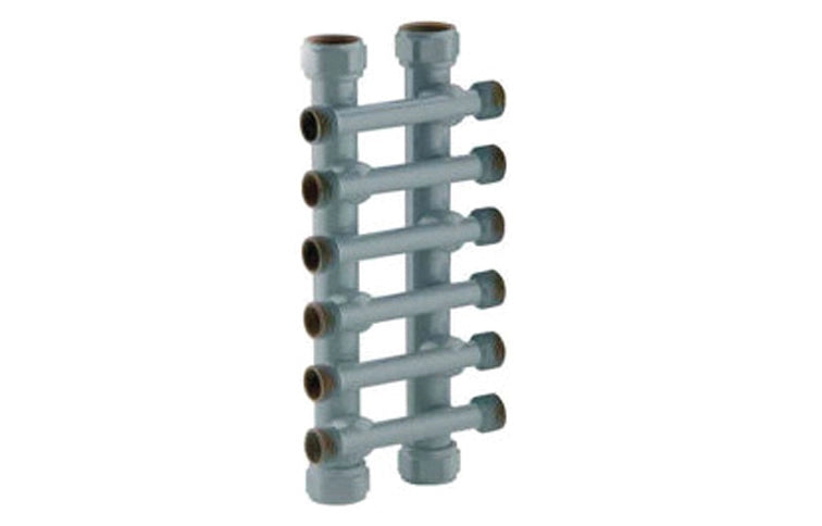 COLLETTORE COMPLANARE DA 3/4 x 1/2- 4 x 4 Vie- S.F.- pezzi 1