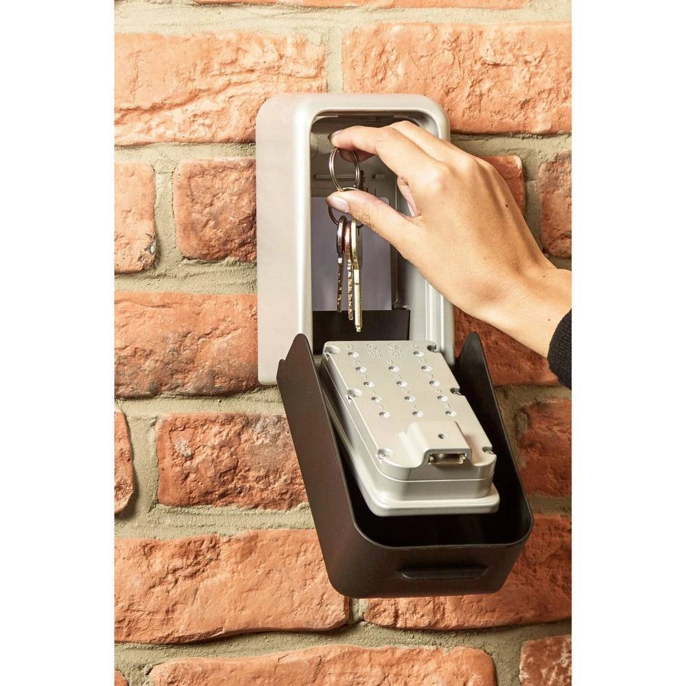 Master Lock 5426EURD Cassetta Portachiavi Certificata con Combinazione Programmabile 16000 Codici Possibili Materiale in Zinco Resistente agli Agenti Atmosferici colore Nero