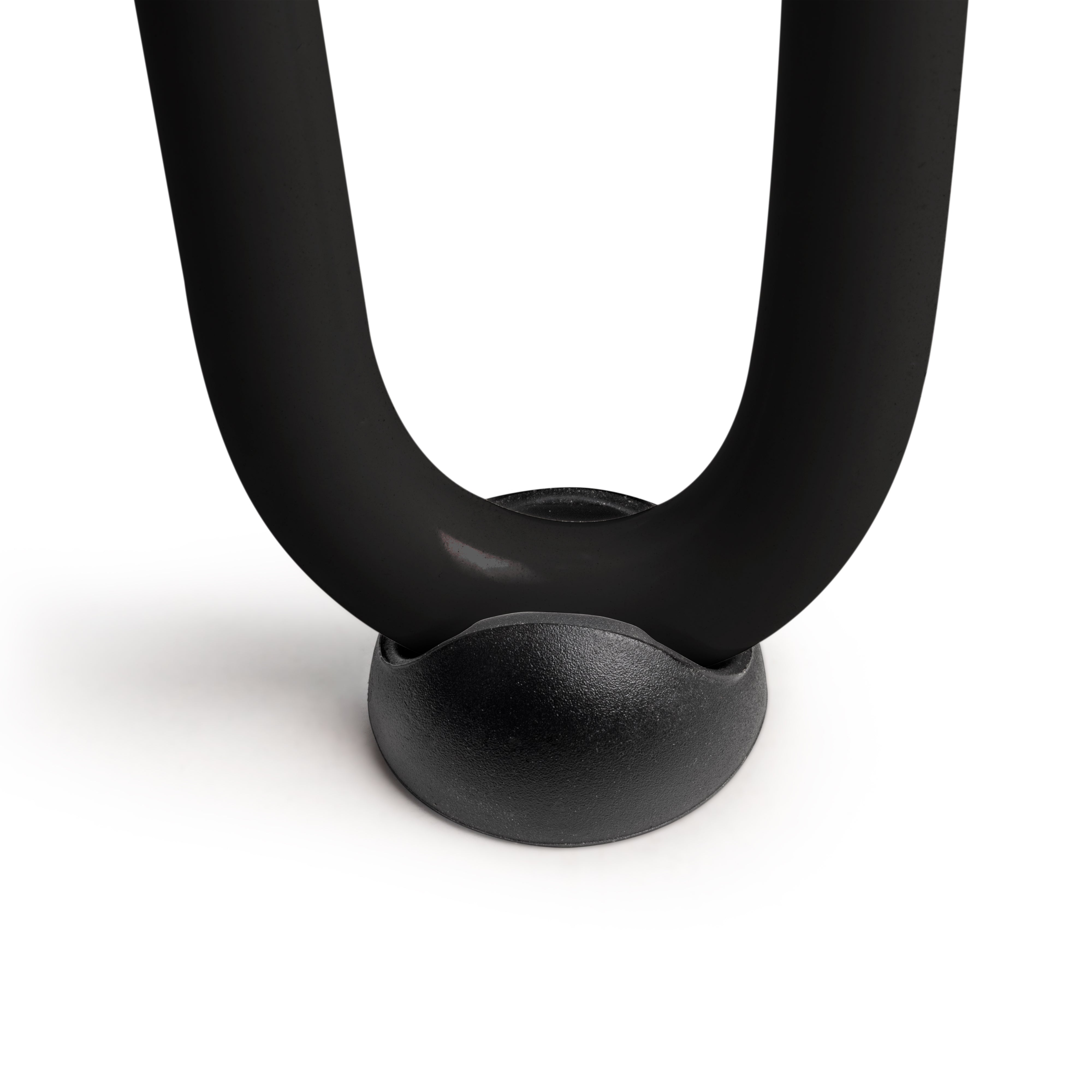 Hairpin Set di Gambe H2 Aste per Tavolo H400 Verniciato Nero Acciaio Emuca