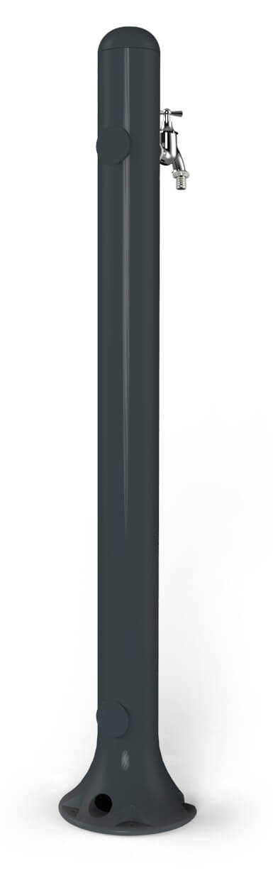 Fontana da Esterno con Rubinetto e Cestello Arkema H2O Grigio Antracite