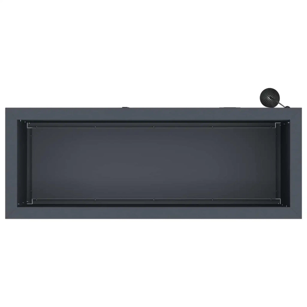 Fioriera da giardino con LED Antracite 30 x 80 x 30 cm Acciaio 8008102
