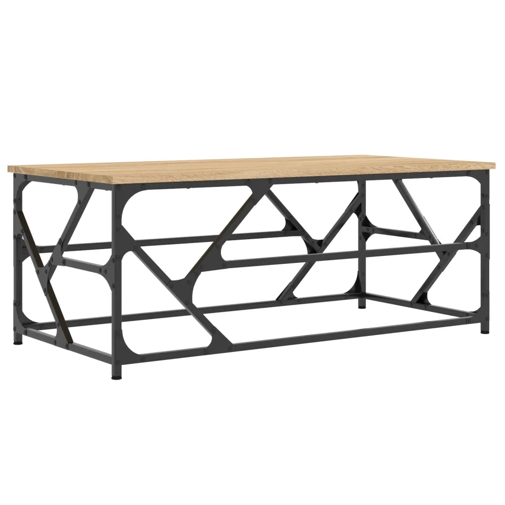 Tavolino da Salotto Rovere Sonoma 100x50x40cm Legno Multistratocod mxl 83385