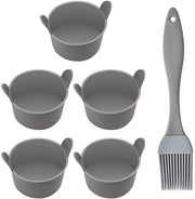 Set di Forme per Dolci in Silicone con Pennello per Ungere, Complesso da 5 pezzi