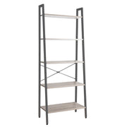 Libreria 5 Scaffali Lilas Legno Naturale/antracite 64x34x164
