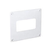 COPRIFORO IN ABS PER TUBI RETTANGOLARI- mm 120x60- FIRST- pezzi 1