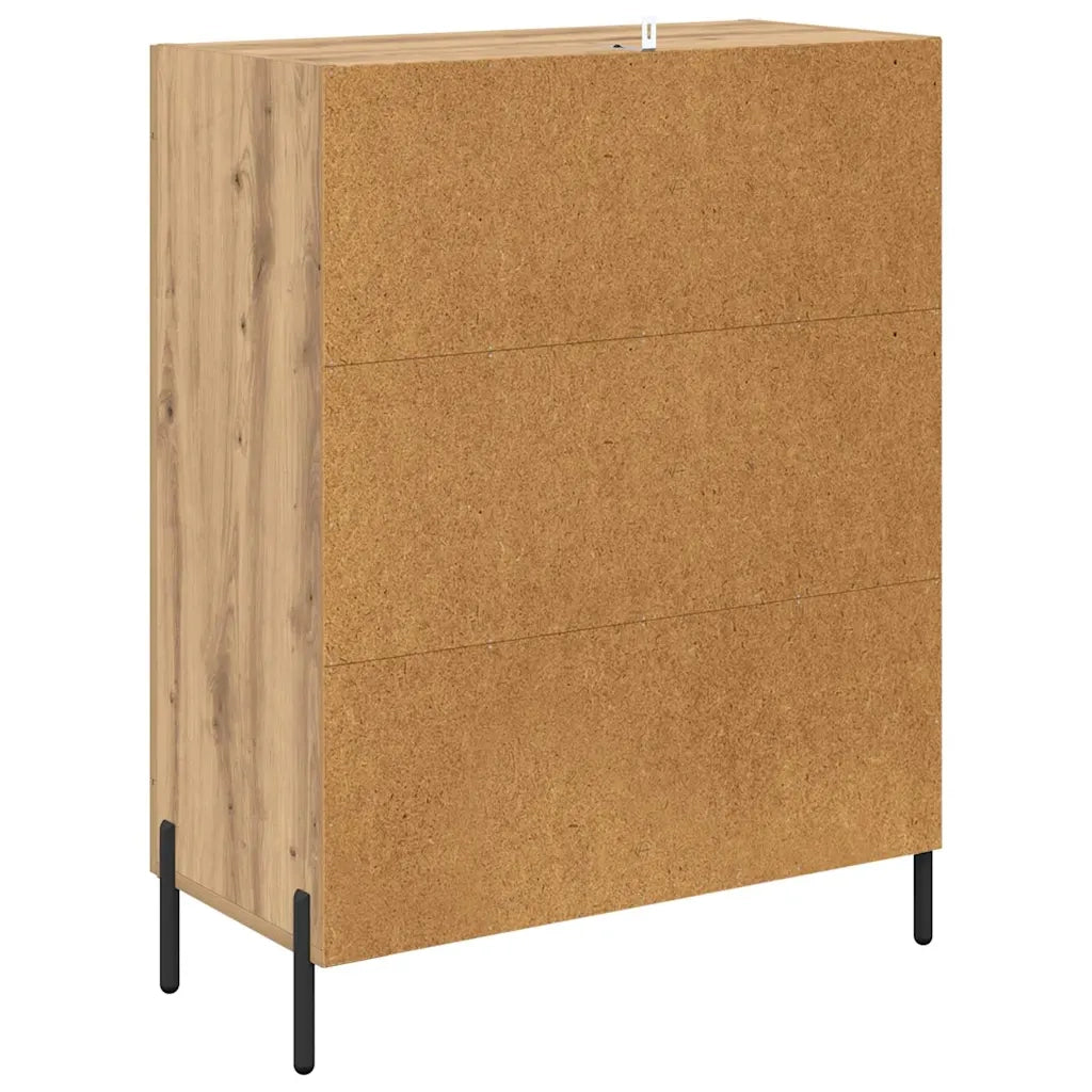 Credenza | Madia | Buffet da pranzo | Armadio da pranzo Rovere artigianale 69,5 x 34 x 90 cm