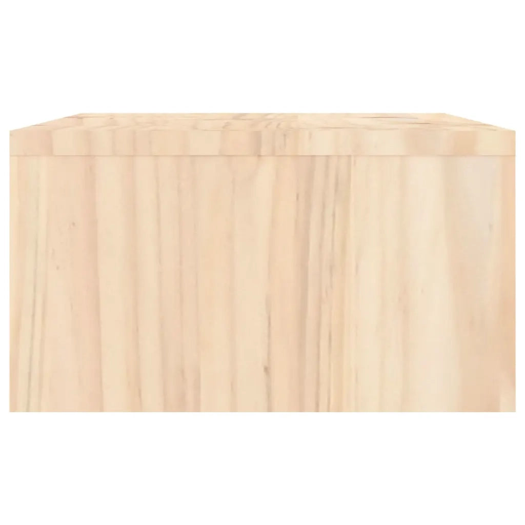Supporto per Monitor 100x27x15cm in Legno Massello di Pino 813959