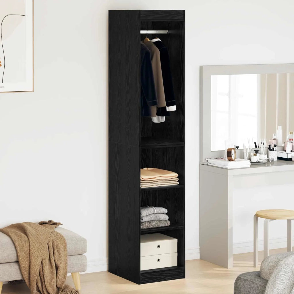 Guardaroba con lo scaffale Rovere Nero 41 x 48 x 102 cm 879647