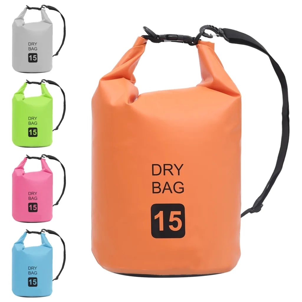 Borsa Impermeabile Arancione 15 L in PVC cod mxl 59711