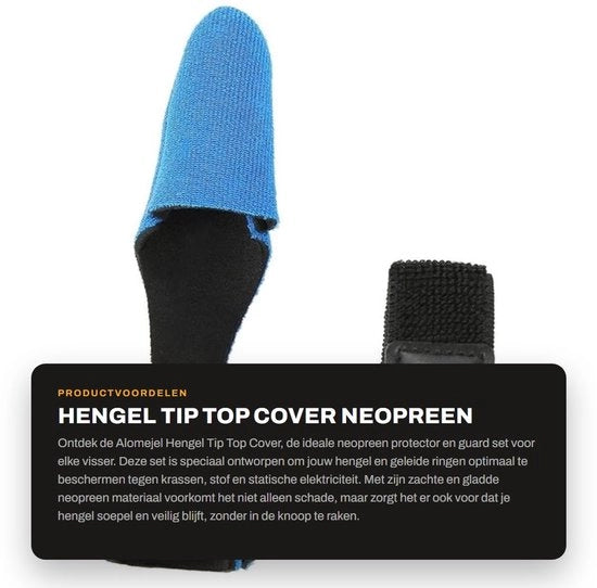 Set di protezione per lenze in neoprene - Blu - Protezione contro graffi - Ideale per pescatori - Adatto a tutte le lenze