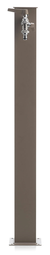 Fontana da Giardino con Doppio Rubinetto Belfer 42/QRR Tortora