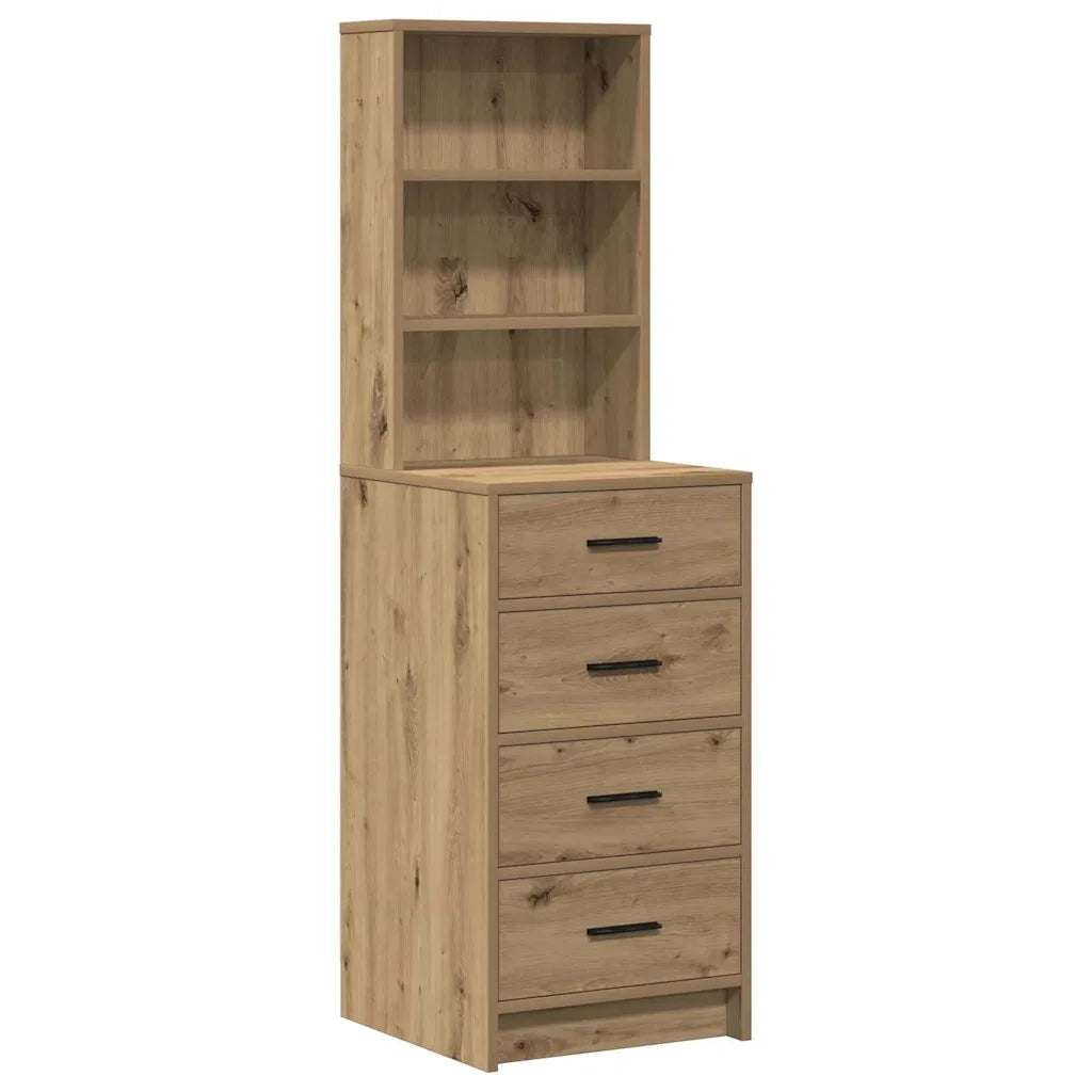 Tavolo da Trucco con cassetto 3 pcs Marrone Legno multistrato 3334226