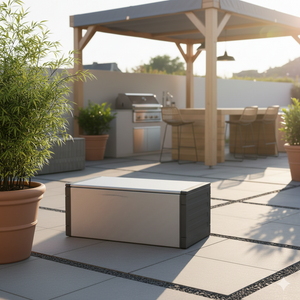 Pattumiera Cassapanca 85x34x38 cm con Sacchi per la  Differenziata