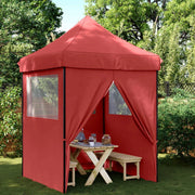 Tenda Party Borgogna 200 x 200 x 306 cm Tessuto Oxford 42023536