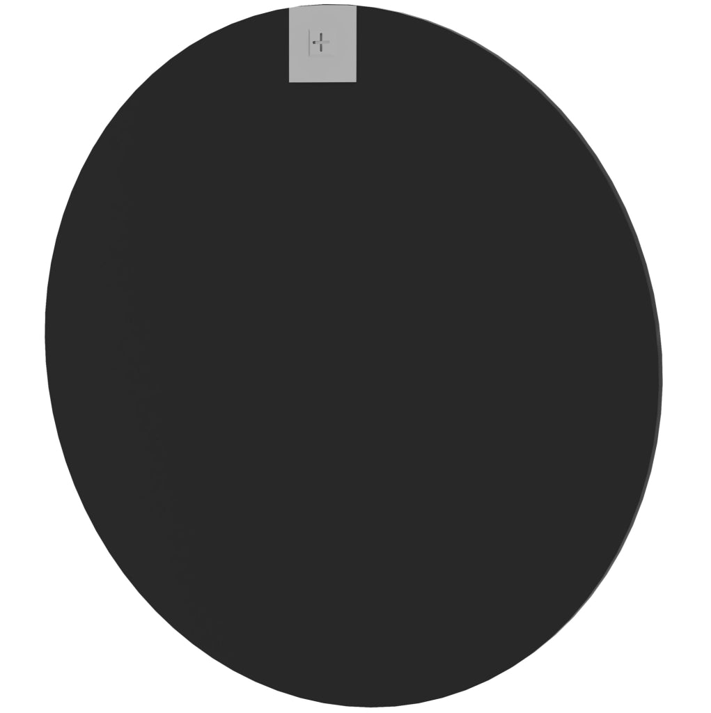 Specchio rotondo da parete Ø 61 cm con cornice nera
