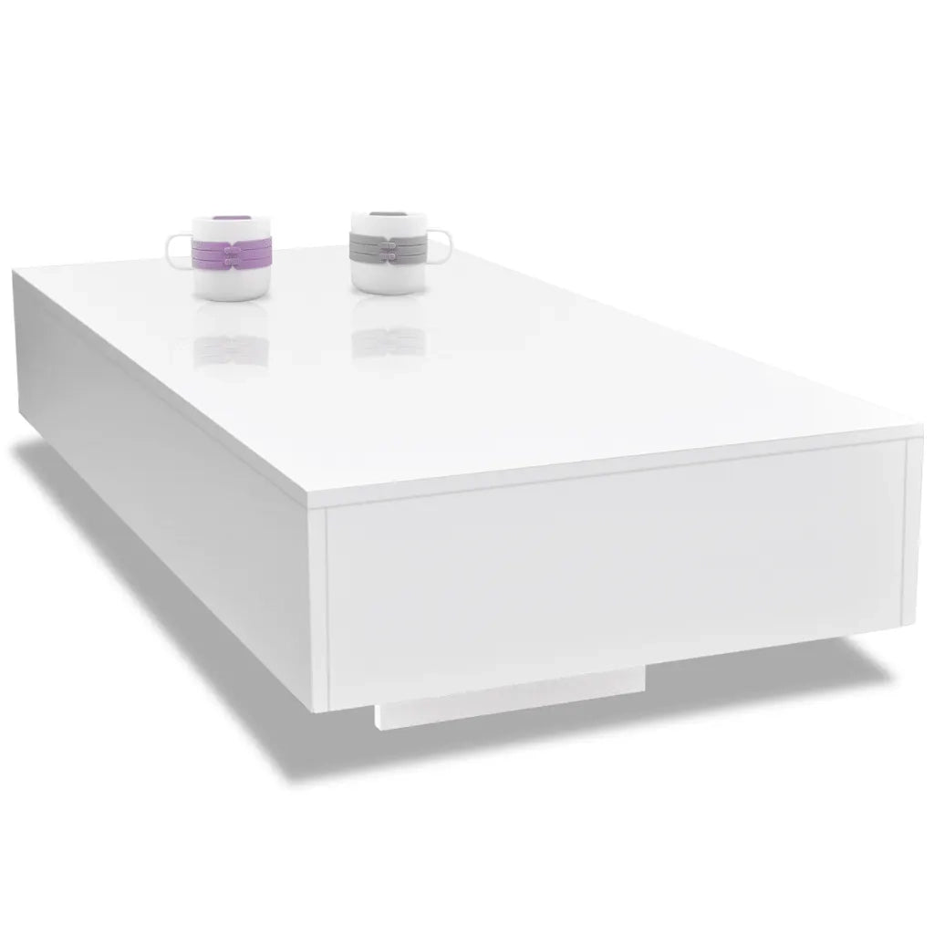 Tavolino da CaffÃ¨ Lucido Bianco   cod mxl 14610