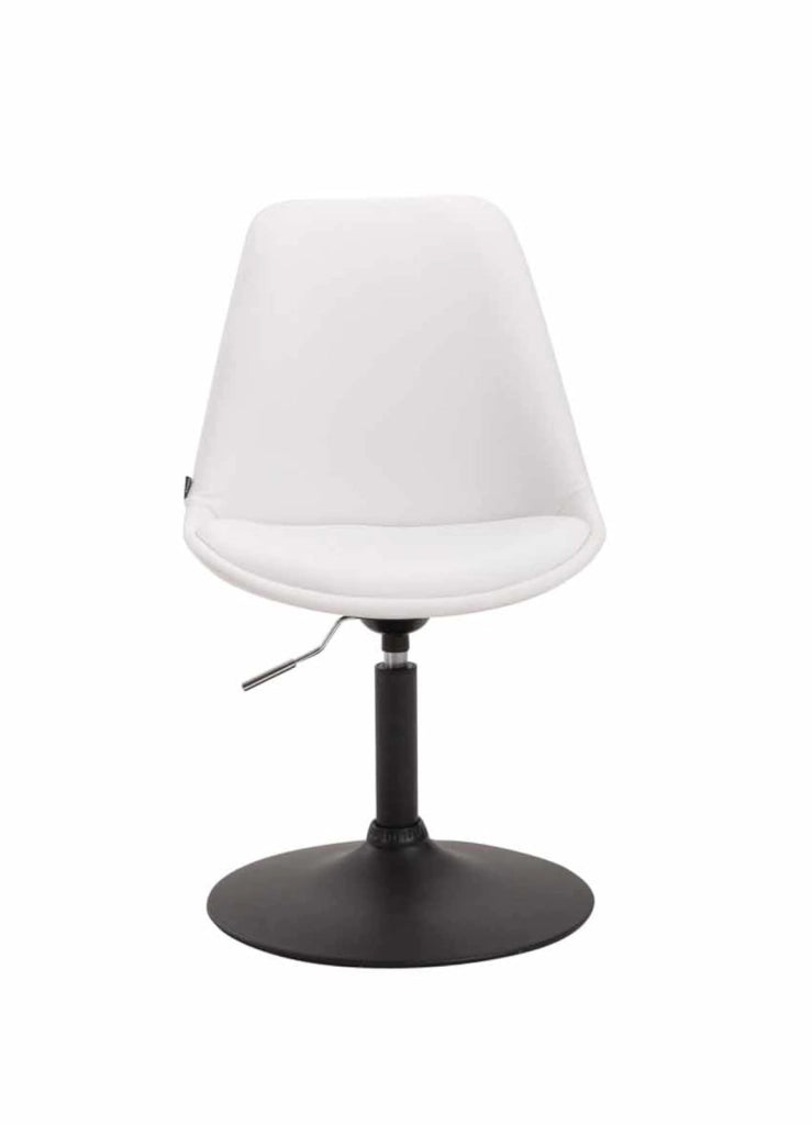 Set di 4 sedie da pranzo Maverick in ecopelle bianco,nero